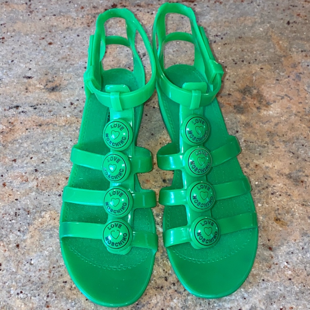 Love Moschino Neon Green Gladiator 🩴🔥😍🔥😍